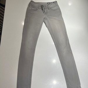 Miss Me Signature Skinny Distressed Jeans Size 23